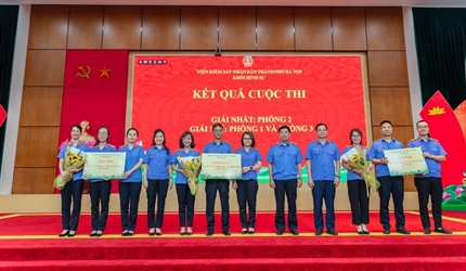 Khối hình sự - Viện KSND thành phố Hà Nội tổ chức Vòng 1 Cuộc thi Báo...